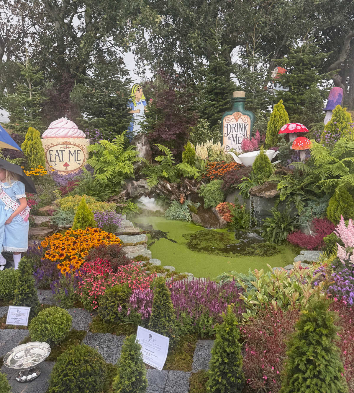 Alice in Wonderland Show Garden at Southport Flower Show